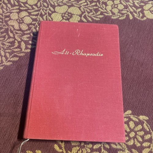 Fritz penzoldt alt rhapsodie - penzoldt, alt-rhapsodie