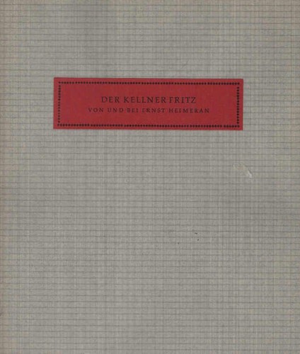 Der kellner fritz zeichn - der,