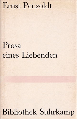 Ernst penzoldt prosa - b, :
