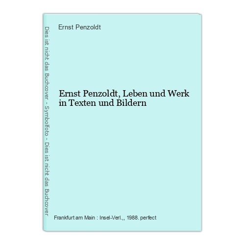 Ernst penzoldt leben und werk - leben,