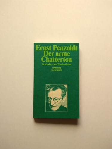 Der arme chatterton von ernst - arme,