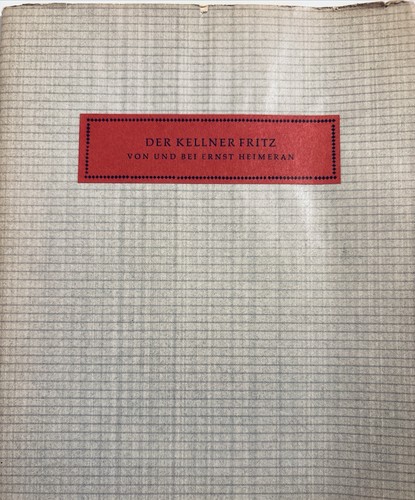 Der kellner fritz - der,